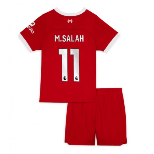 Liverpool Mohamed Salah #11 Domaci Dres za djecu 2023-24 Kratak Rukav (+ Kratke hlače)